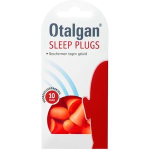 Otalgan - Sleep Plugs - Voordeelpak - 10 Paar - Geluidsreductie 35 Decibel