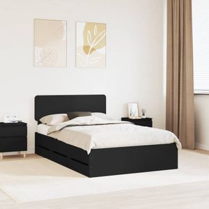 Bedframe met hydraulische opslag stof donkergrijs 160x200 cm
