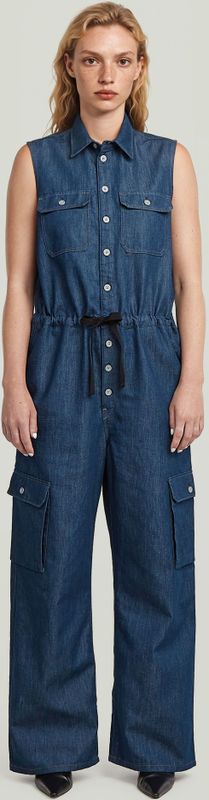 Soft Utility - Jumpsuit - Donkerblauw - Dames