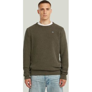 Garment Dyed Structure - Gebreide Trui - Grijs - Heren