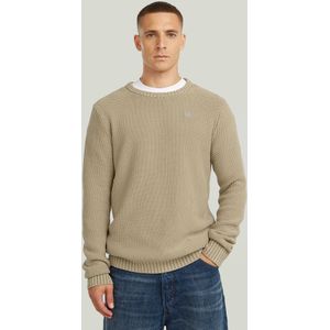 Garment Dyed Structure - Gebreide Trui - Beige - Heren