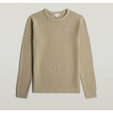Garment Dyed Structure - Gebreide Trui - Beige - Heren
