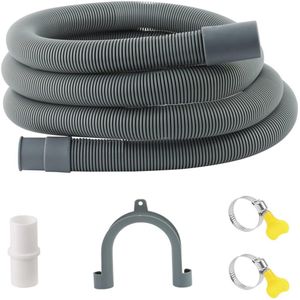 Fixem® - 1.5, 2.5 en 3.5M Verlengslang set voor wasmachine en vaatwass