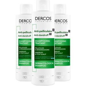 Vichy - Dercos Anti-roos Shampoo - Normaal Tot Vet Haar - 200 ml