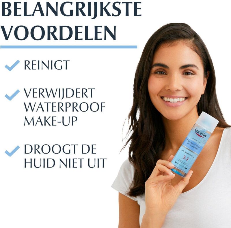 Eucerin - DermatoCLEAN - Micellaire Water - 200 ml - 3 in 1