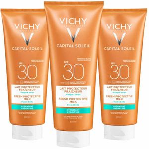 Vichy - Capital Soleil Beach Protect - Hydraterende Zonnebrand Melk - SPF30 - 300 ml