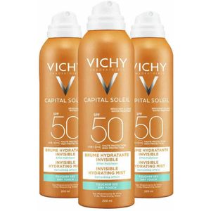 Vichy - Capital Soleil - Hydraterende Zonnebrand Mist - SPF50 - 50 ml