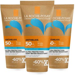 La Roche-Posay - Anthelios Wet Skin Lotion - Zonnebrand - SPF 50+ - 200 ml