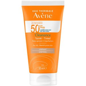 Avène - Cleanance - Getinte Zonnebrandcrème - SPF50+ - 50 ml