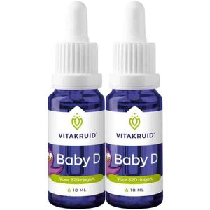 Vitakruid - Baby Vitamine D - 10 ml - Voor Groei en Stevige Botten en Tanden