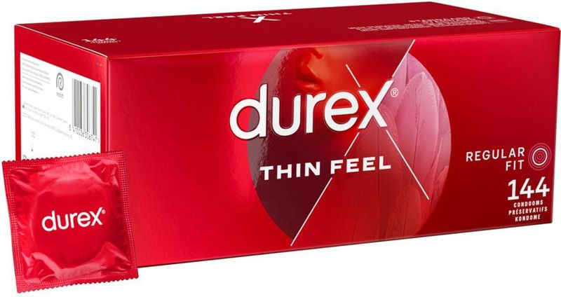 Durex Condooms Thin Feel - 2 x 144 stuks - Voordeelverpakking
