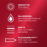 Durex Condooms Thin Feel met Extra Glijmiddel - 2 x 40 stuks - Voordeelverpakking