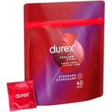 Durex Condooms Thin Feel met Extra Glijmiddel - 2 x 40 stuks - Voordeelverpakking