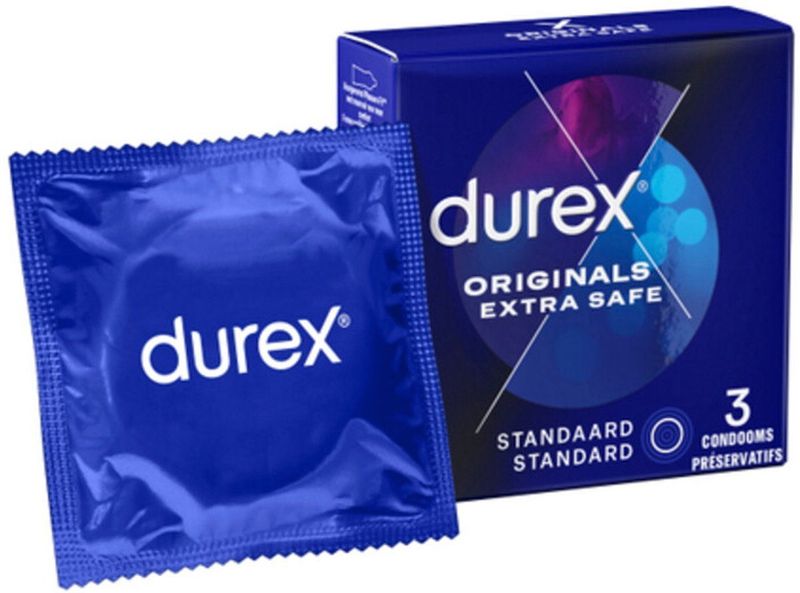Durex - Extra Safe - Condooms - Voordeelverpakking - 3 x 3 stuks