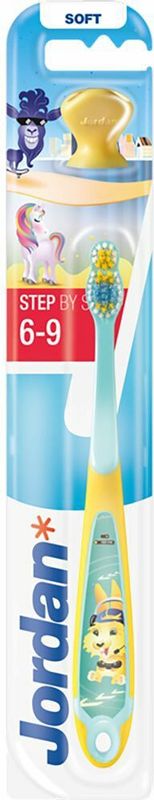 Jordan - Step 3 - Tandenborstel - 6-9 jaar - 3 stuks