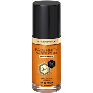 Max Factor - Facefinity All Day Flawless Foundation - Warm Amber - 34 ml