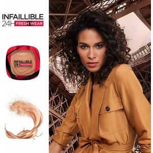 L'Oréal - Infaillible 24H Fresh Wear - Foundation Poeder - 120 Vanille - 8 gr