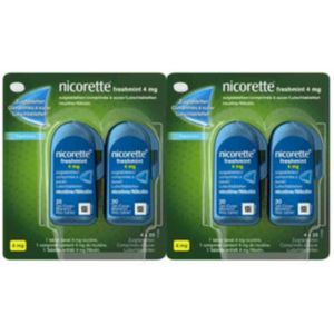 Nicorette - Zuigtabletten - Freshmint - 4 mg - 80 stuks