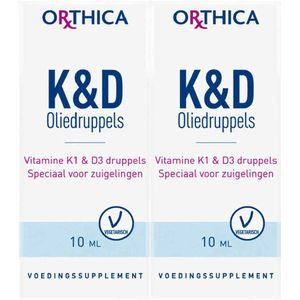 Orthica - K&D - Vitamine - 2x 10 ml