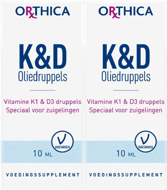 Orthica - K&D - Vitamine - 2x 10 ml