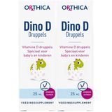 Orthica - Dino D - Vitamine D Druppels - 2x 25 ml - Anijssmaak