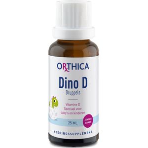 Orthica - Dino D - Vitamine D Druppels - 2x 25 ml - Anijssmaak