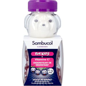 Sambucol - Kids - Kauwtabletten - 60 Stuks - Vlierbessensmaak