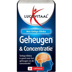 Lucovitaal - Geheugen & Concentratie - 30 Capsules