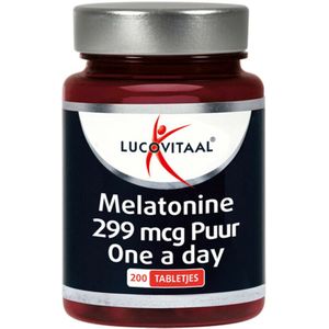 Lucovitaal - Melatonine Puur - 200 Tabletten - 0,299 mcg