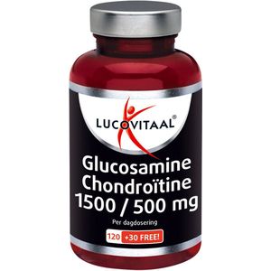 Lucovitaal - Glucosamine Chondroïtine - 1500/500 mg - 150 Tabletten