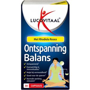 Lucovitaal - Ontspanning Balans - Voedingssupplement - 30 Capsules