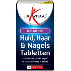 Lucovitaal - Huid Haar Nagels - 60 Tabletten - Met Biotine