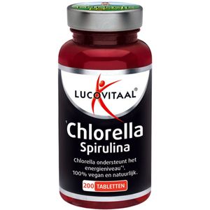 Lucovitaal - Chlorella & Spirulina - 200 Tabletten - 1200/300 Formule
