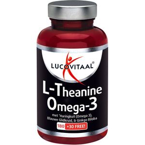 Lucovitaal - L-Theanine Omega 3 - 210 Capsules