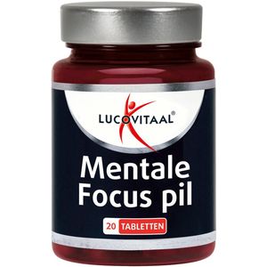 Lucovitaal - Mentale Focus Pil - 20 Tabletten - Bevat Rhodiola Rosea en Vitamine B6