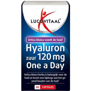 Lucovitaal - Hyaluronzuur 120mg One A Day - Cosmetisch Voedingssupplement - 30 Capsules