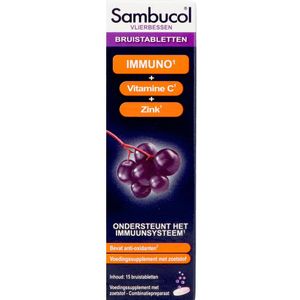 Sambucol - Immuno Forte - Bruistabletten - 15 Stuks