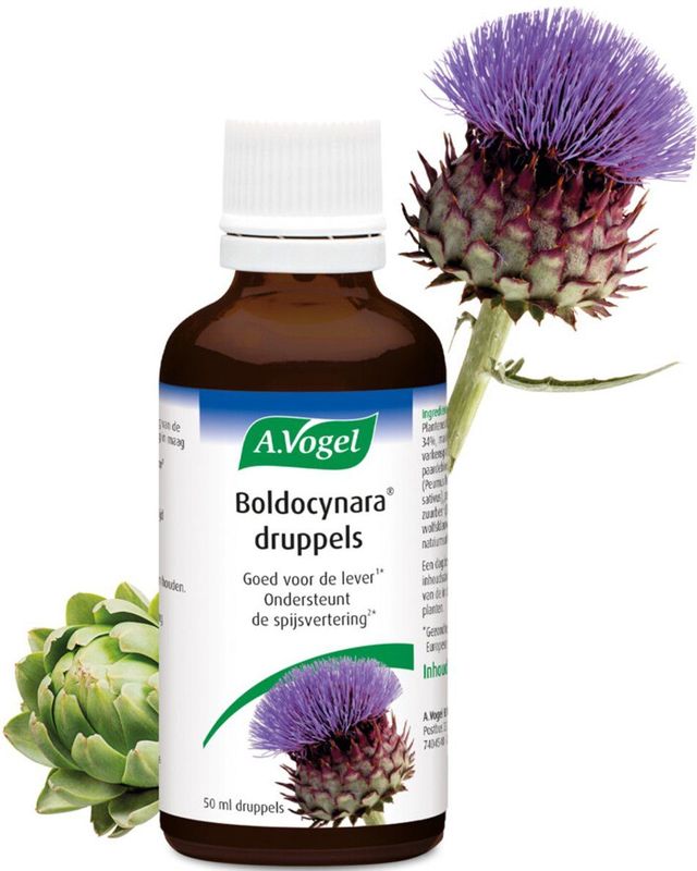 A.Vogel - Boldocynara Druppels - 50 ml - Voedingssupplement - Kruidenpreparaat