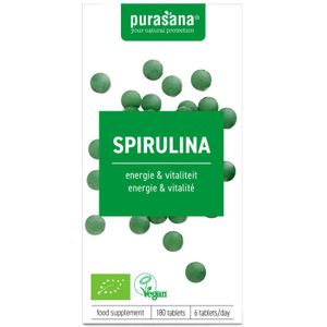 Purasana - Spirulina - 500 mg - 180 Tabletten