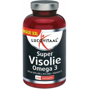 Lucovitaal - Visolie Super Omega 3 Maxi XXL - 210 Capsules