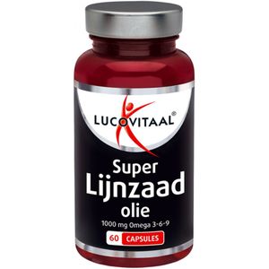 Lucovitaal - Super Lijnzaad Olie - 1000 mg - 60 Capsules - Omega 3-6-9