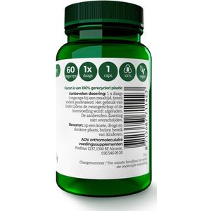 AOV - 1142 GABA - Vegacapsules - 2x 60 stuks - 200 mg GABA per capsule