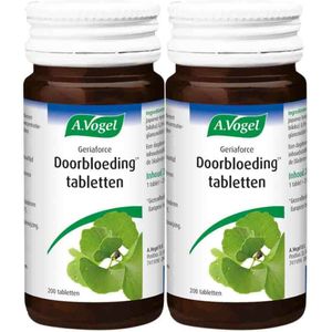 A.Vogel - Geriaforce Doorbloeding - Voedingssupplement - 200 Tabletten - Ginkgo Biloba