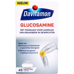 Davitamon - Glucosamine - 45 Tabletten - Met Mangaan en Vitamine C
