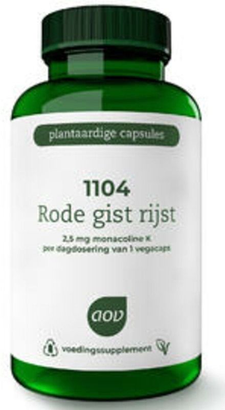 AOV 1104 - Rode Gist Rijstextract - 90 Vegacapsules