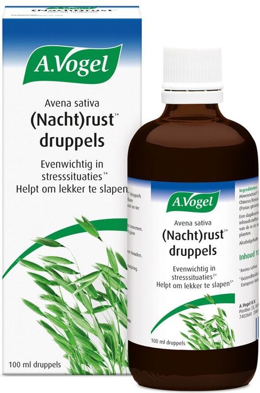 A.Vogel Avena Sativa - Nacht-Rust Druppels - 100 ml - Kruidenpreparaat