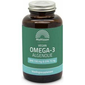 Mattisson - Omega 3 Algenolie - 180 Vegacapsules