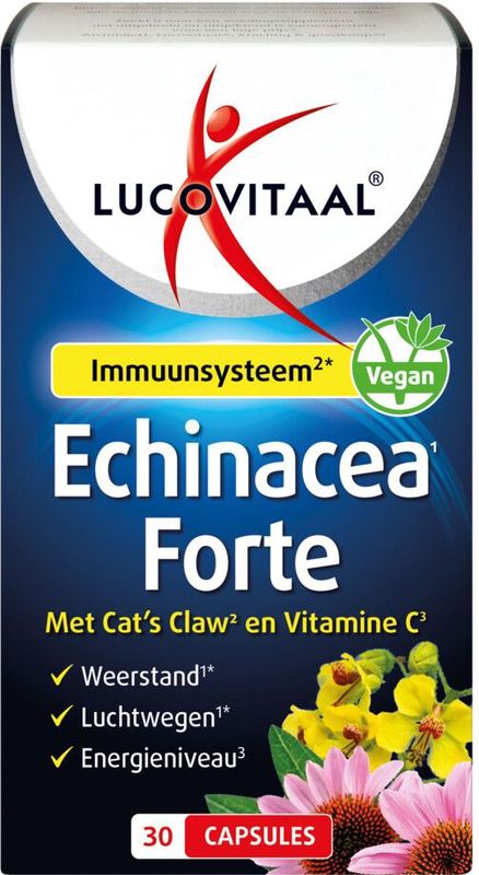 Lucovitaal - Echinacea Forte - 30 Capsules - Met Cat's Claw