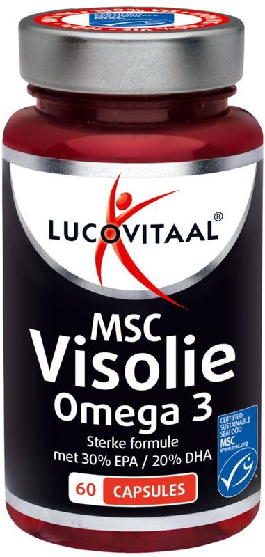Lucovitaal - MSC Visolie Omega 3 - 60 Capsules - 30% EPA en 20% DHA