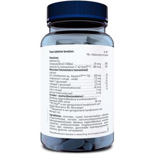 Orthica - Bot Complex - 60 Tabletten - Calcium - Magnesium - Vitamine D3 en K2